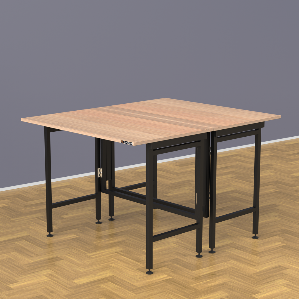 InnoFur Aplos Double Folding Utility, Dining Table