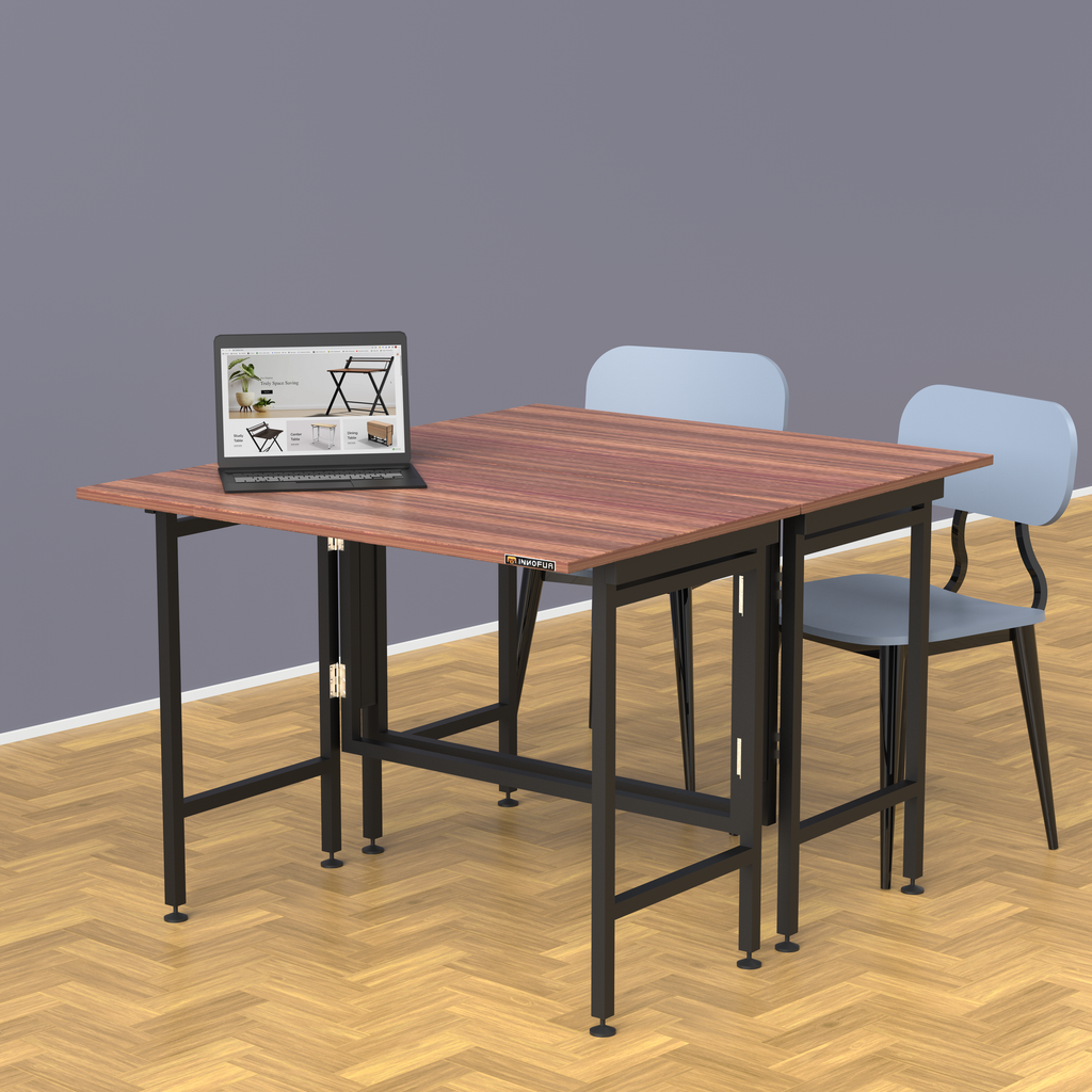 InnoFur Aplos Double Folding Utility, Dining Table