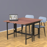 InnoFur Aplos Double Folding Utility, Dining Table