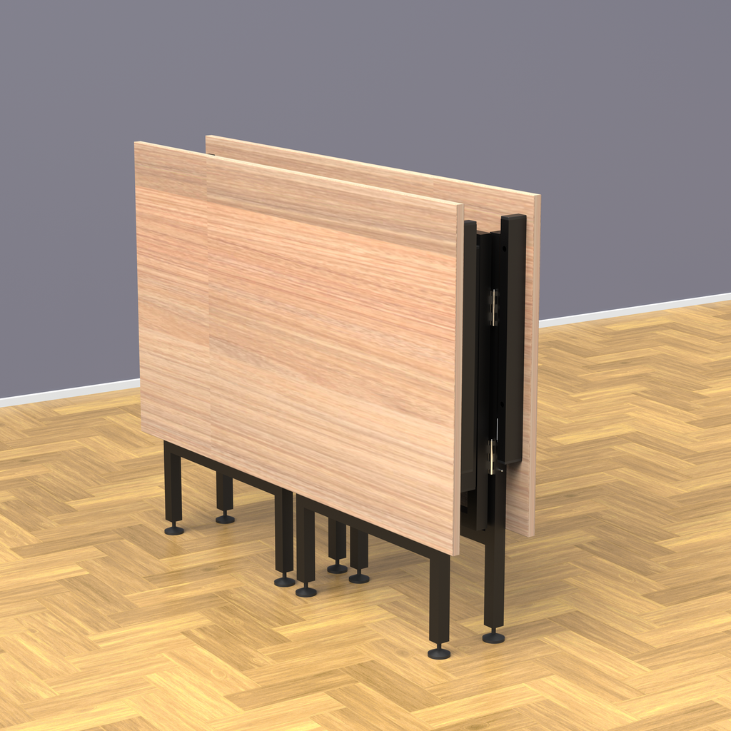 InnoFur Aplos Double Folding Utility, Dining Table