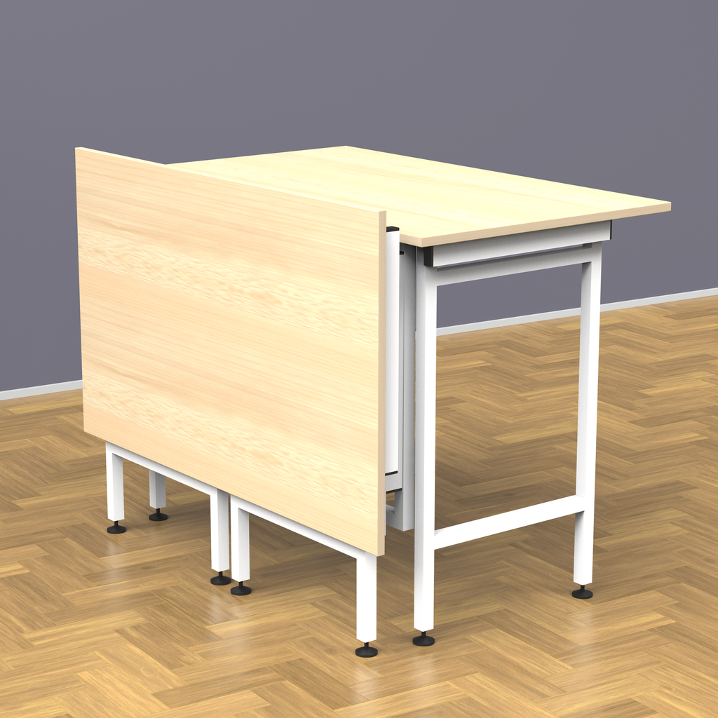 InnoFur Aplos Double Folding Utility, Dining Table