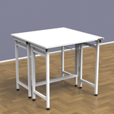 InnoFur Aplos Double Folding Utility, Dining Table