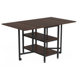 InnoFur Forio Folding Dining Table with Storage