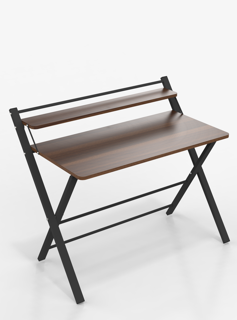 InnoFur Meleti Folding Study Desk | Foldable Office Table | Adjustable Laptop Cum Big Computer Table