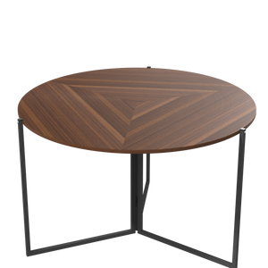 InnoFur Aston Round Folding Dining/ Utility Table