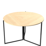 InnoFur Aston Round Folding Dining/ Utility Table