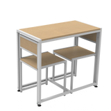 InnoFur Morfos 2 Seater Dining Table Set with Chairs